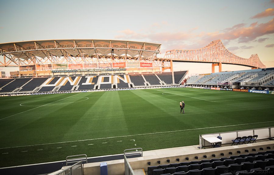 05 Philadelphia Engagement Session at Philadelphia Union PPL Park - Christine & Greg