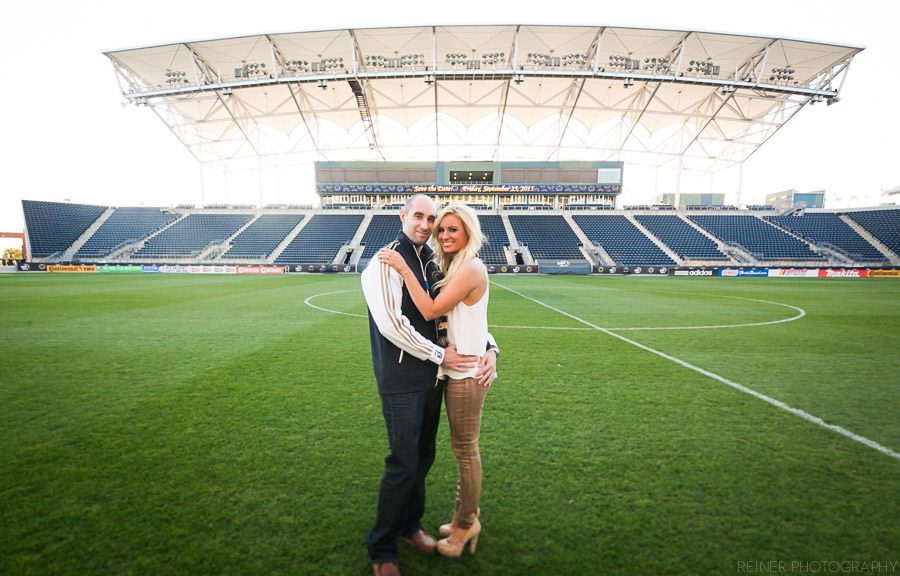 07 Philadelphia Engagement Session at Philadelphia Union PPL Park - Christine & Greg
