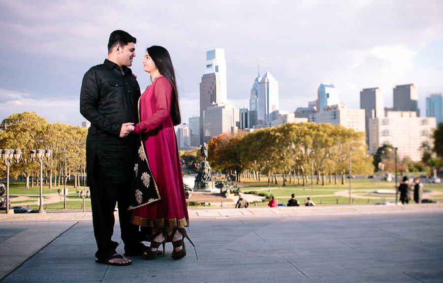 03 Engagement Session in Philadelphia - Sweta & Meet