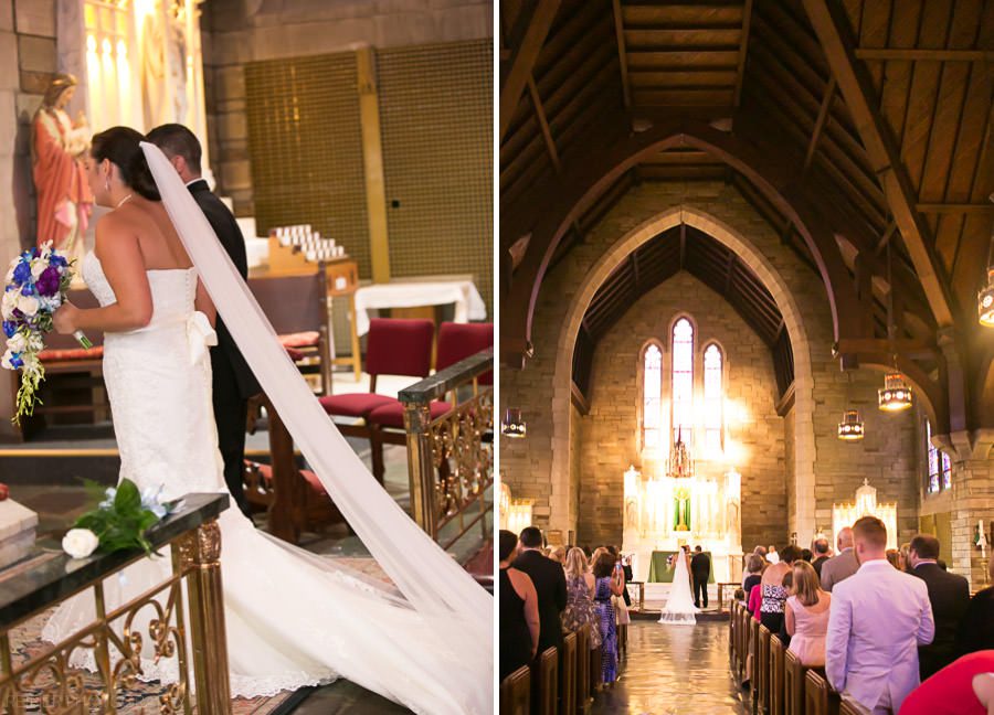 09 Wedding at St Agnus Church in West Chester PA, and Wedding Receptions at the Philadelphia Hyatt at The Bellevue - Corinne & Matt