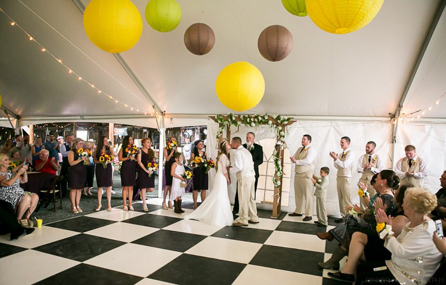 12 Rustic Backyard Farm Wedding in Maryland – Charlean & Dennis - Wedding Photos by Reiner Photography