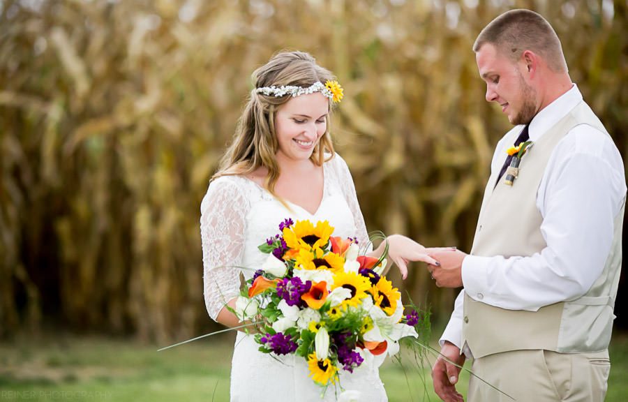 14 Rustic Backyard Farm Wedding in Maryland – Charlean & Dennis - Wedding Photos by Reiner Photography