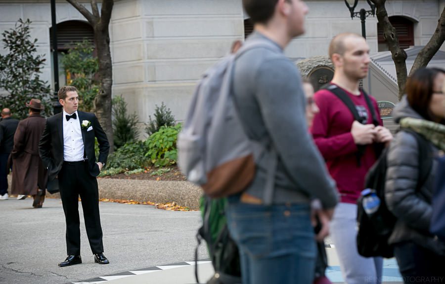 08 Wedding at the Atrium at the Curtis Center in Philadelphia | Wedding photos by Reiner Photography | Kaitlin & Andrew