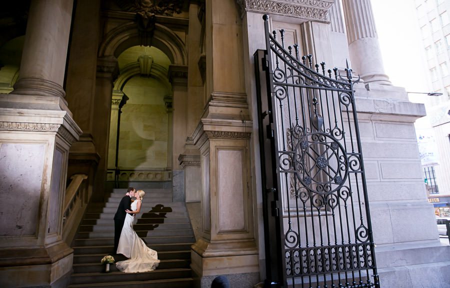 19 Wedding at the Atrium at the Curtis Center in Philadelphia | Wedding photos by Reiner Photography | Kaitlin & Andrew