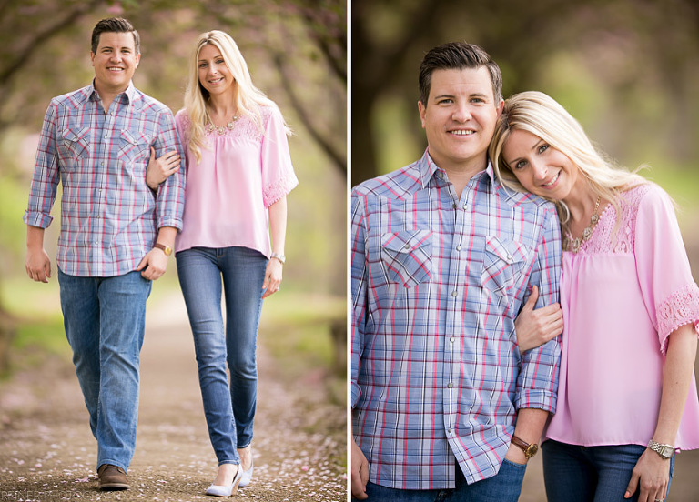 West Chester Spring Engagement Session