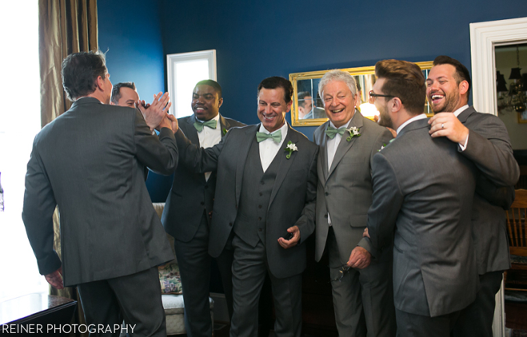 groom getting ready