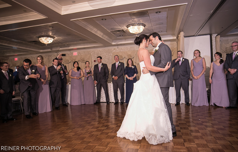 first dance at Springfield Country Club wedding