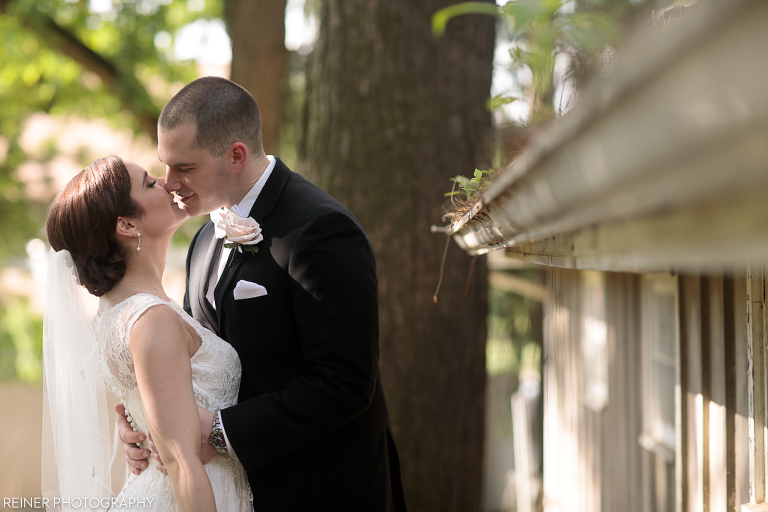 bride and groom at Downingtown Country Club Wedding