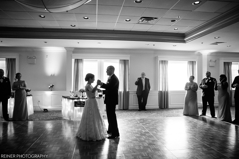 first dance at Downingtown Country Club Wedding