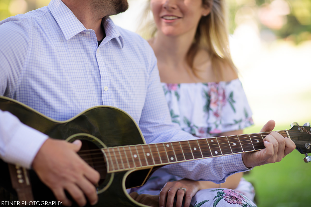 A Couple Of Different Ethnicities Poses With Guitar In A Park Photo  Background And Picture For Free Download - Pngtree