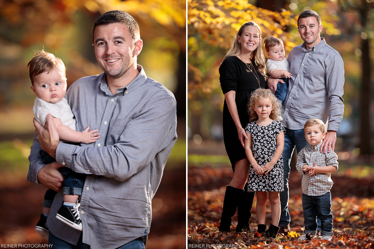 Family Portraits with vibrant fall colors in West Chester, PA - Reiner ...