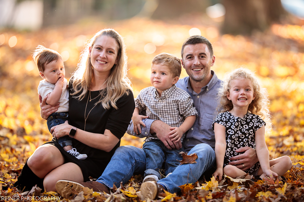 Family Portraits with vibrant fall colors in West Chester, PA - Reiner ...